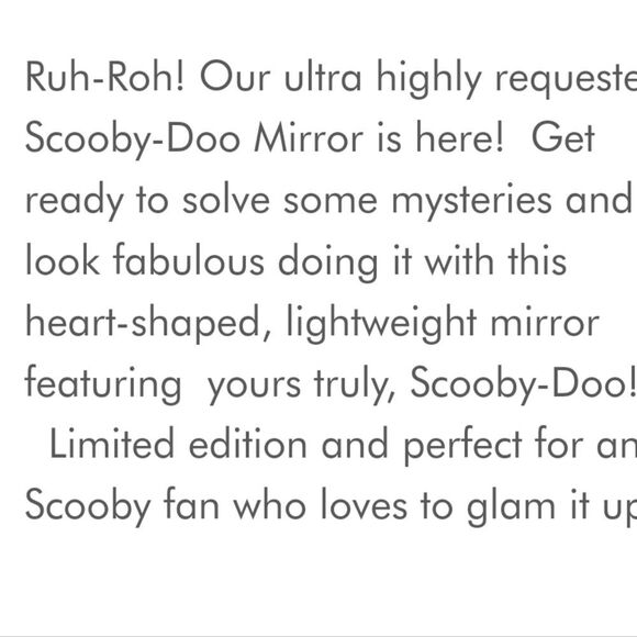 Glamlite X Scooby-Doo Like Wow Handheld Mirror - Picture 5 of 5